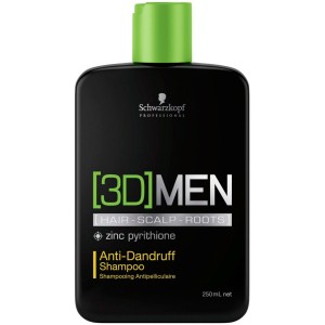 Шампунь против перхоти [3D]Men Anti-Dandruff Shampoo Schwarzkopf, 250 мл